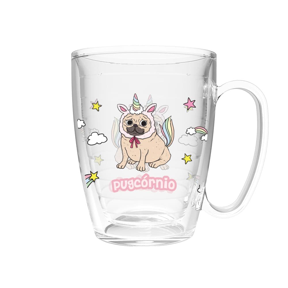 Caneca 450ml Pugcórnio