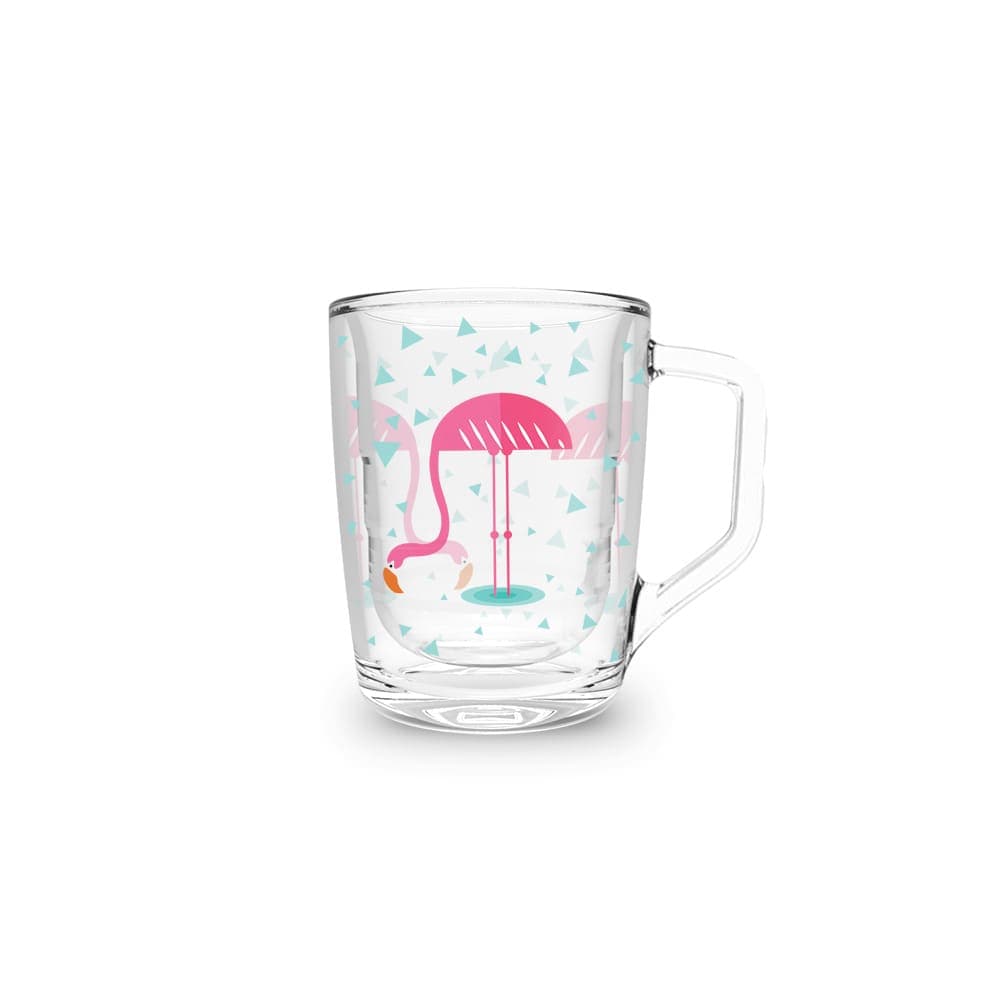 Xícara 60ml Flamingos