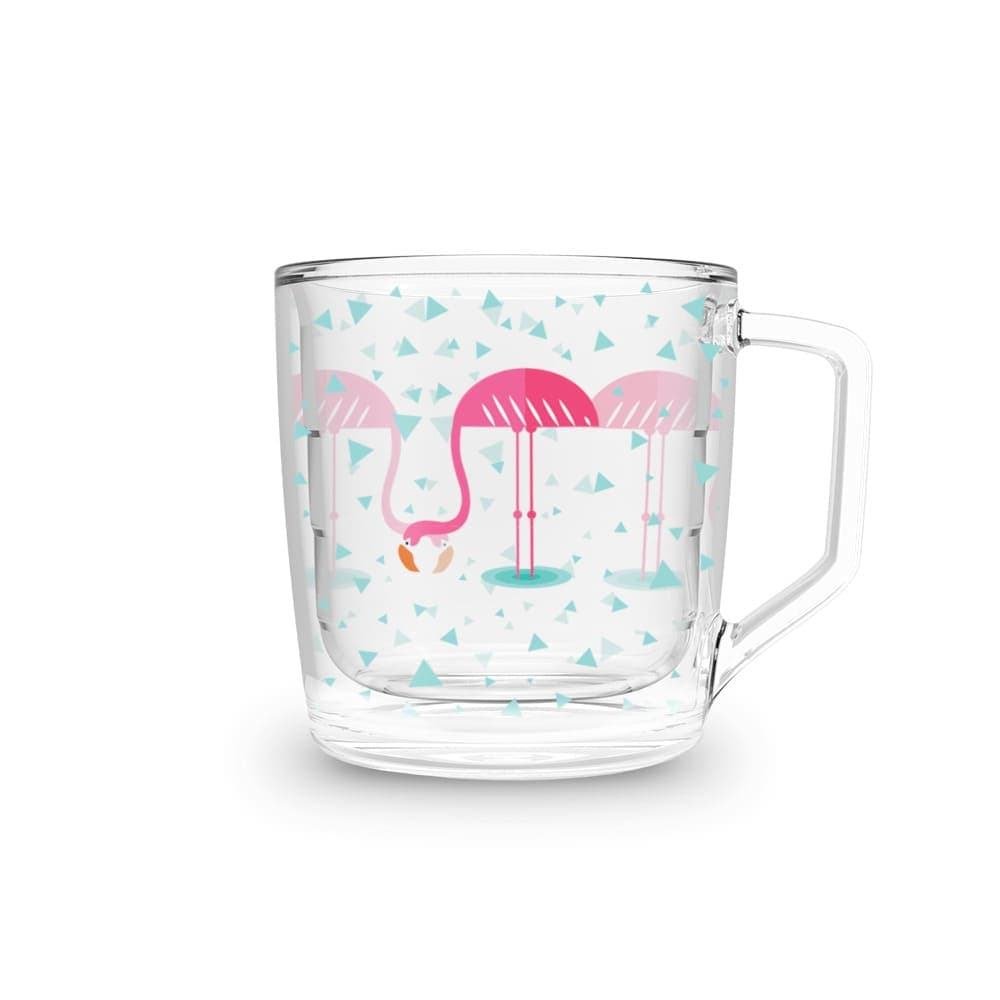 Xícara 250ml Flamingos