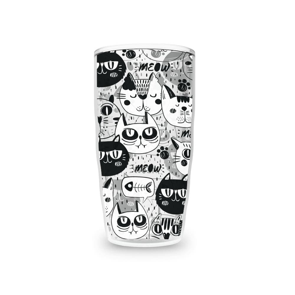 Garrafa 270ml Gatos P/B