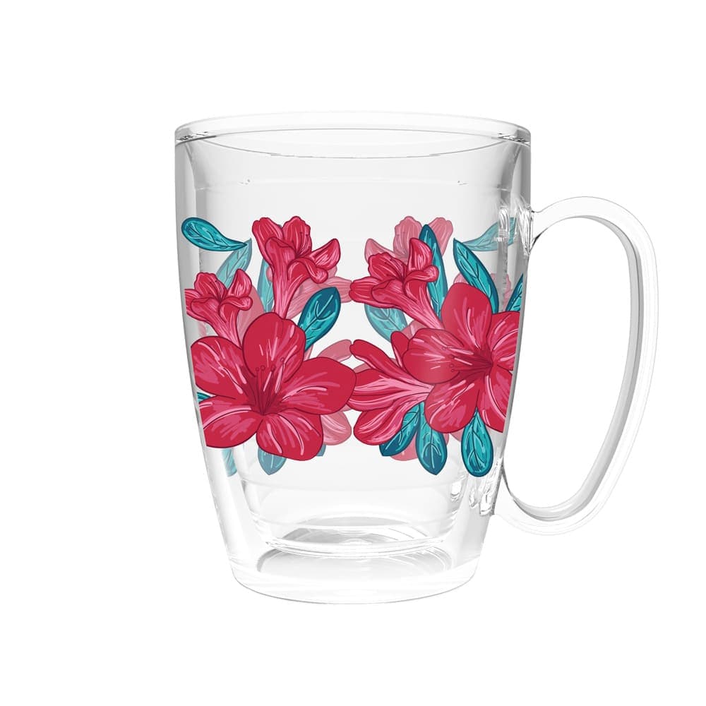 Caneca 450ml Hibisco Vermelho