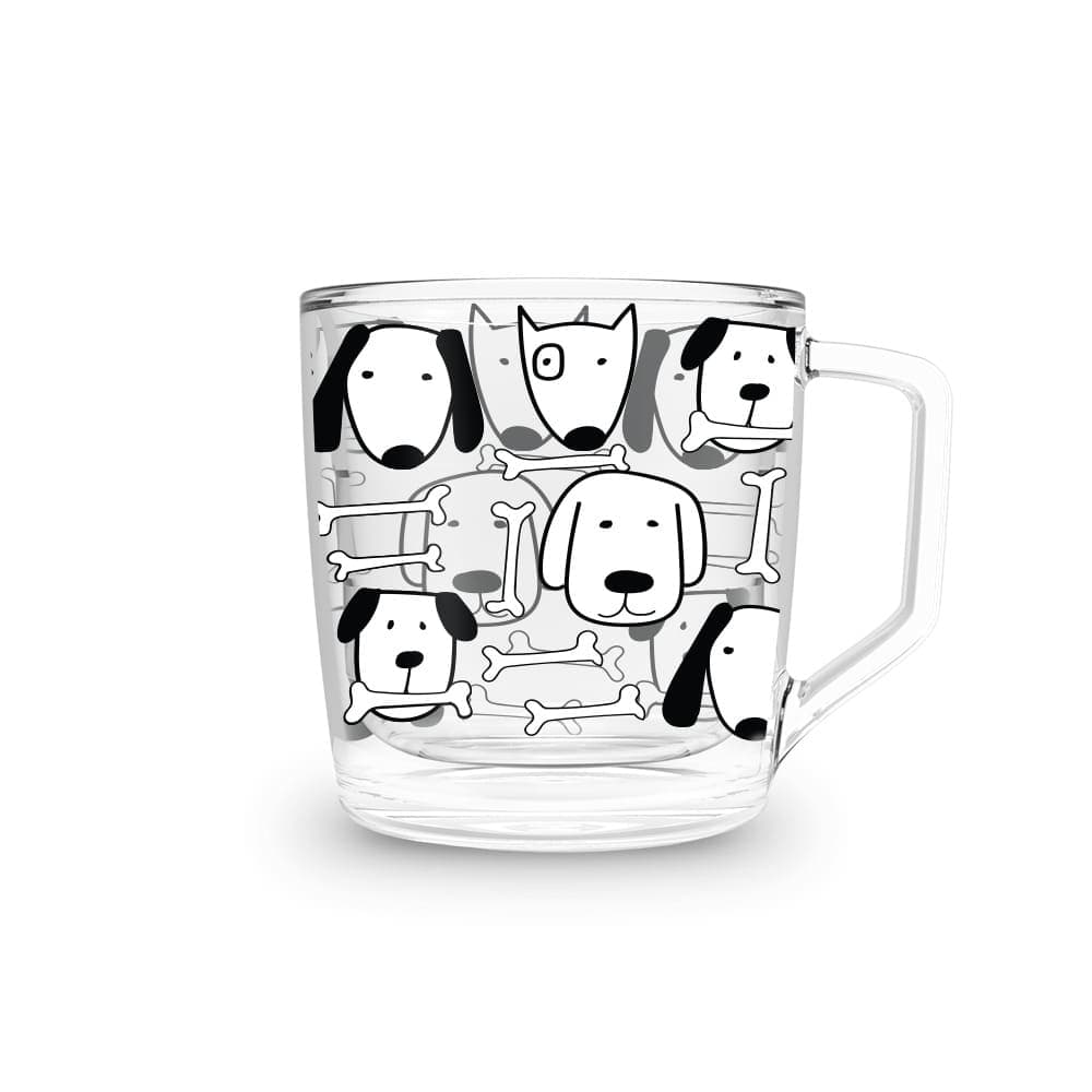 Xícara 250ml Dogs P/B
