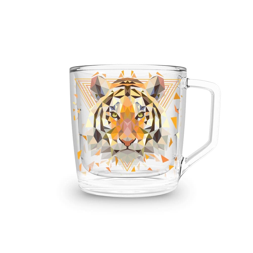 Xícara 250ml Tigre Geométrico