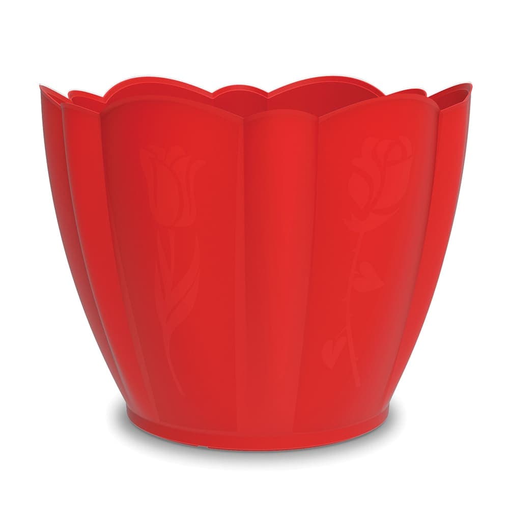 Vaso Vermelho Sólido