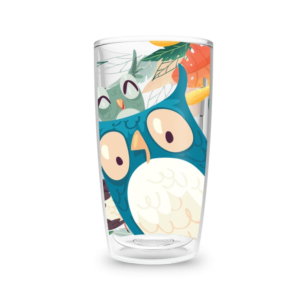 Garrafa 450ml Coruja Tropical