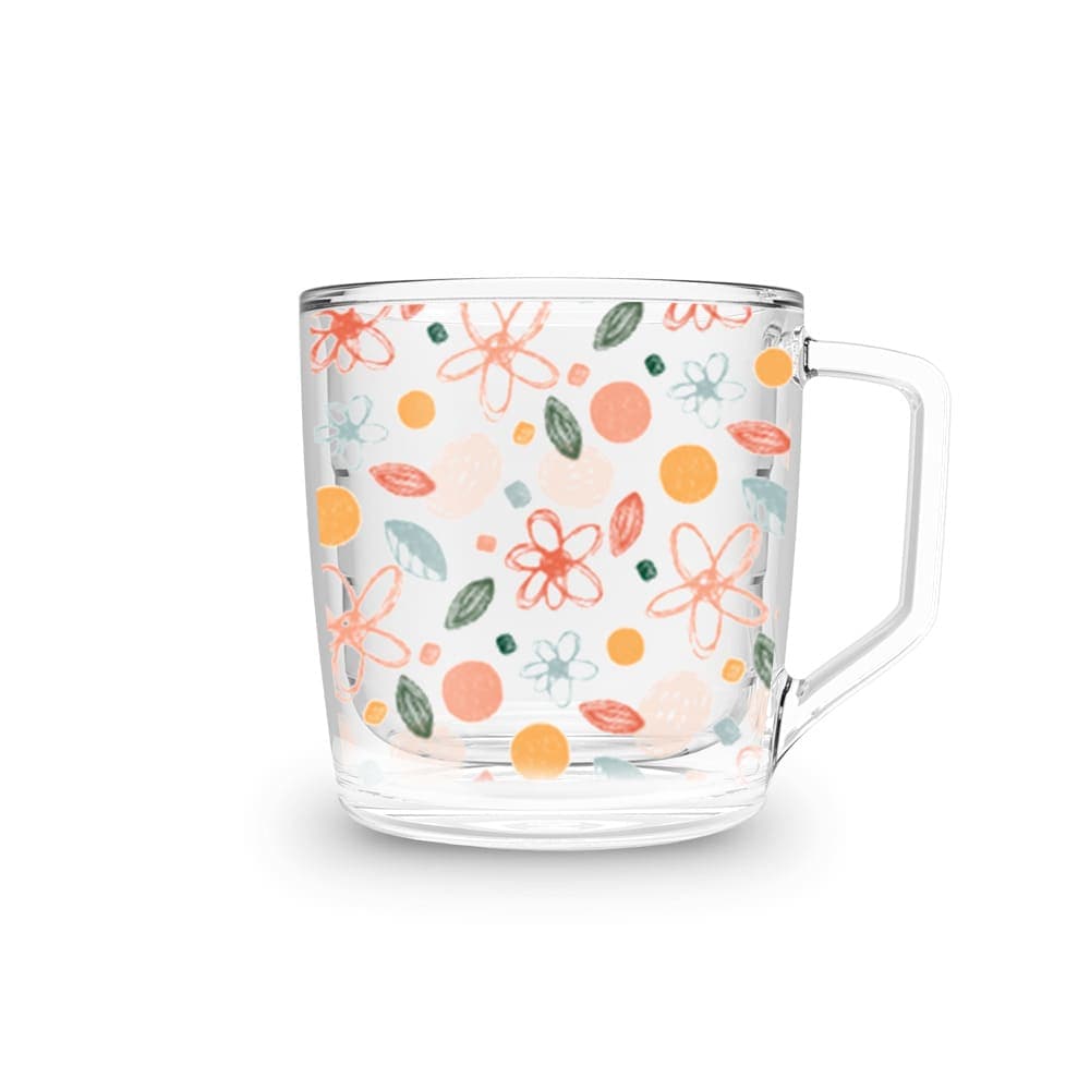 Xícara 250ml Estampa Floral