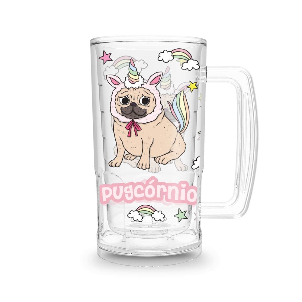 Garrafa 450ml Pugcórnio