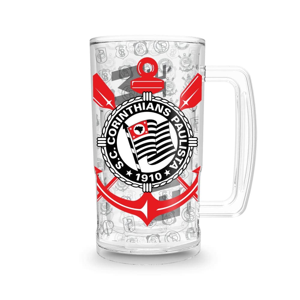 Garrafa 450ml Corinthians Fiel Até o Fim