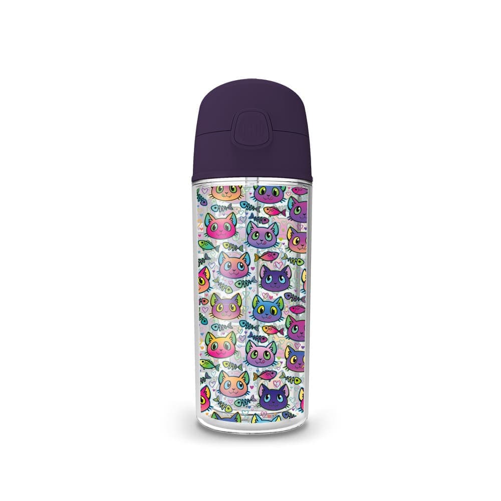 Garrafa Pop 270ml Gatos Degradê