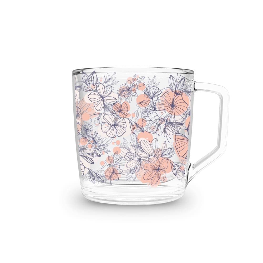 Xícara 250ml Linhas Florais