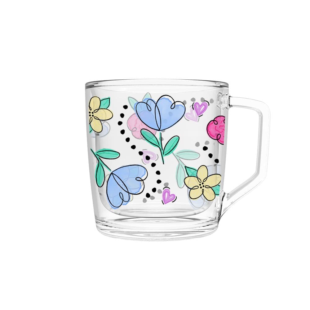 Xícara 250ml Simple Flower