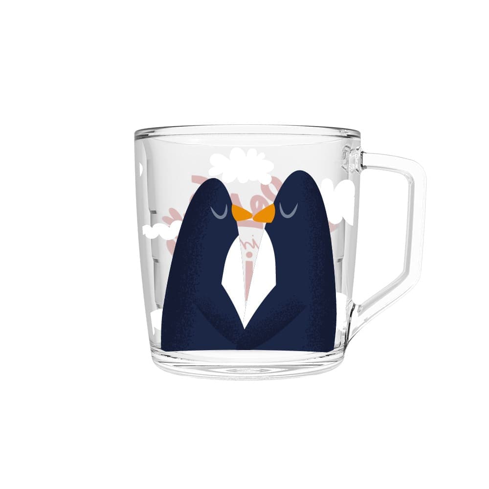 Xícara 250ml Pinguins do Amor