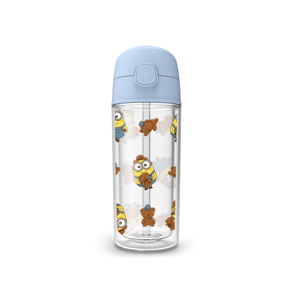 Garrafa Pop 270ml Minions Bob e Tim