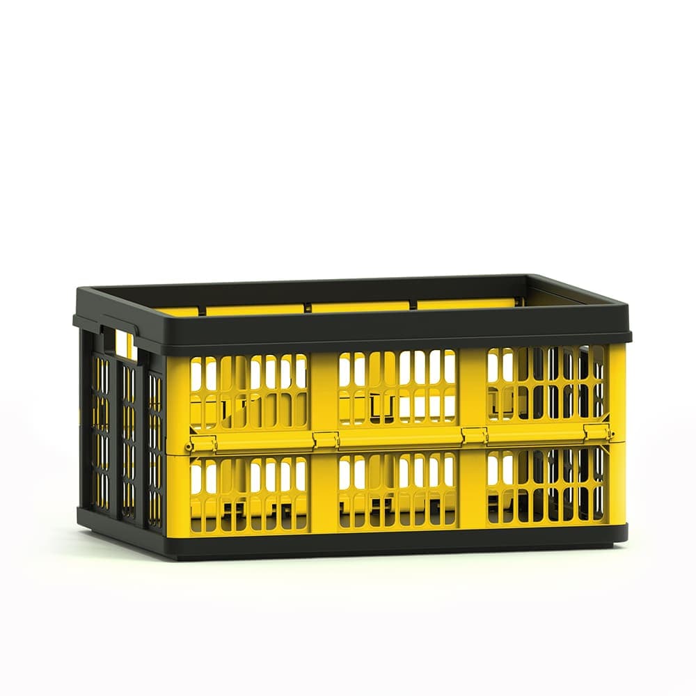 Caixa Dobrável Organizadora 45l Amarela