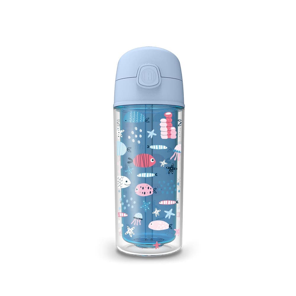 Garrafa Pop 270ml Peixes