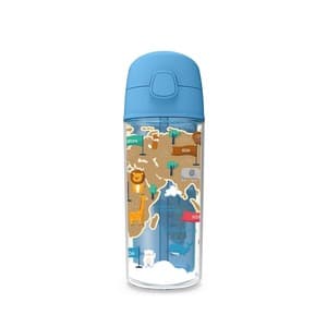 Garrafa Pop 270ml Mapa Azul