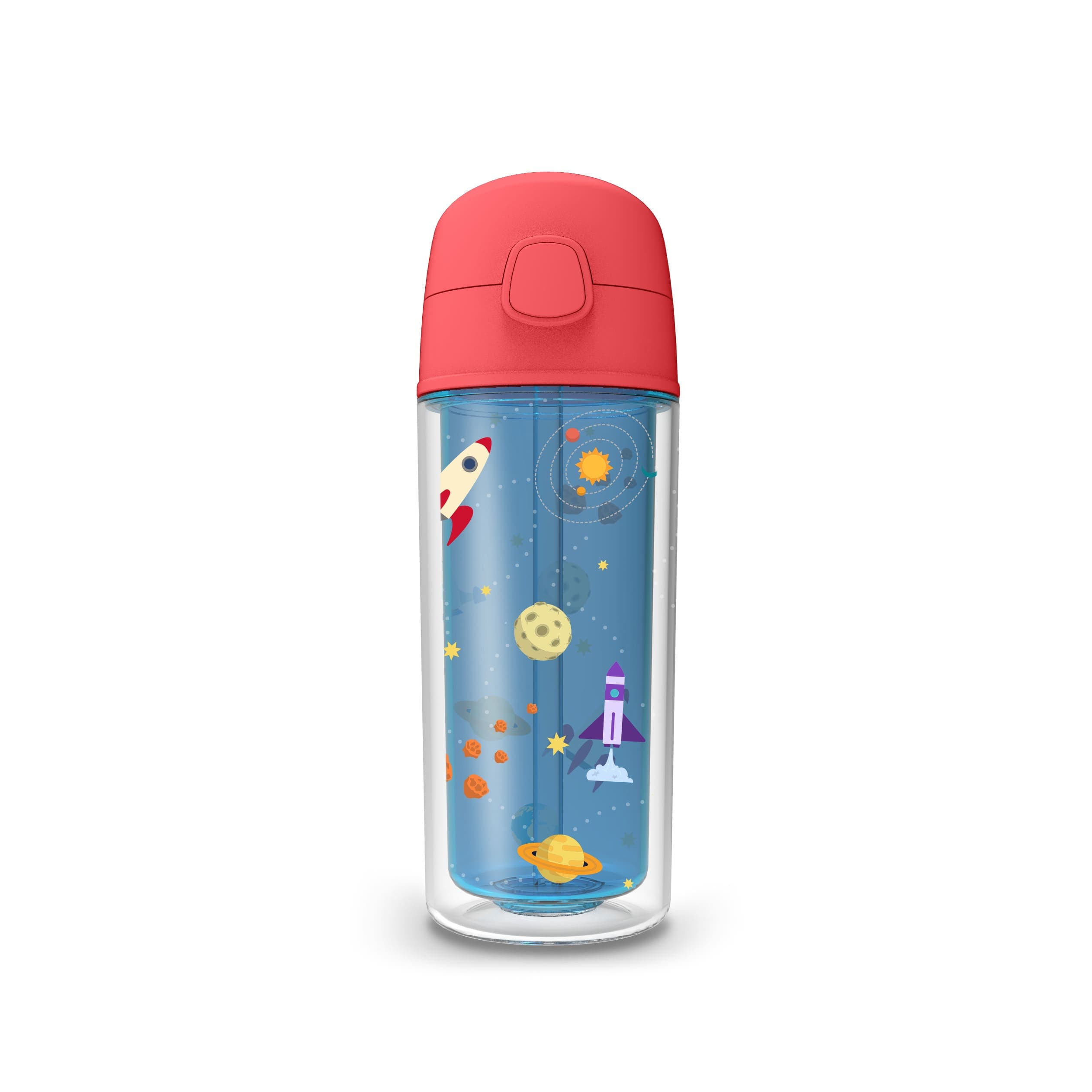 Garrafa Pop 270ml Vida no Espaço