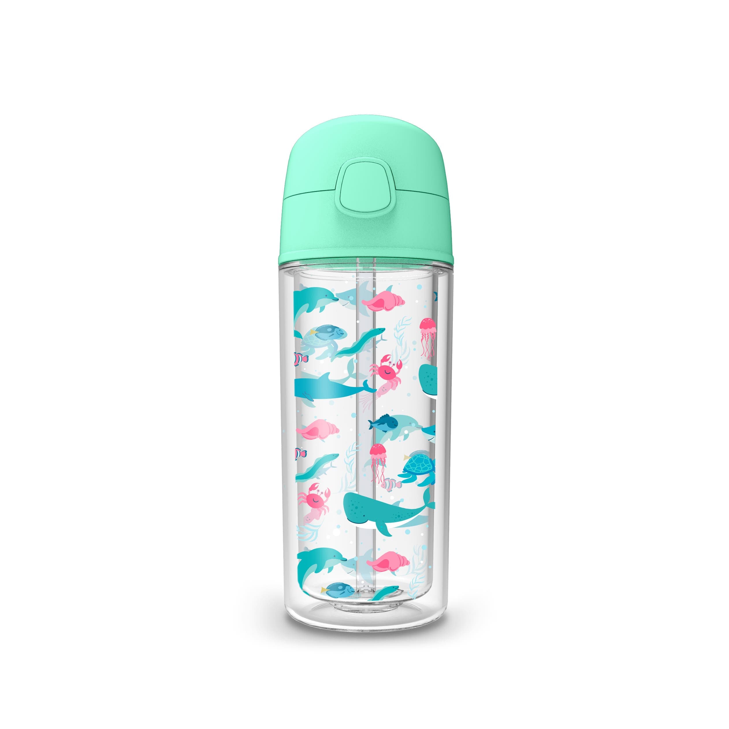 Garrafa Pop 270ml Oceano Rosa