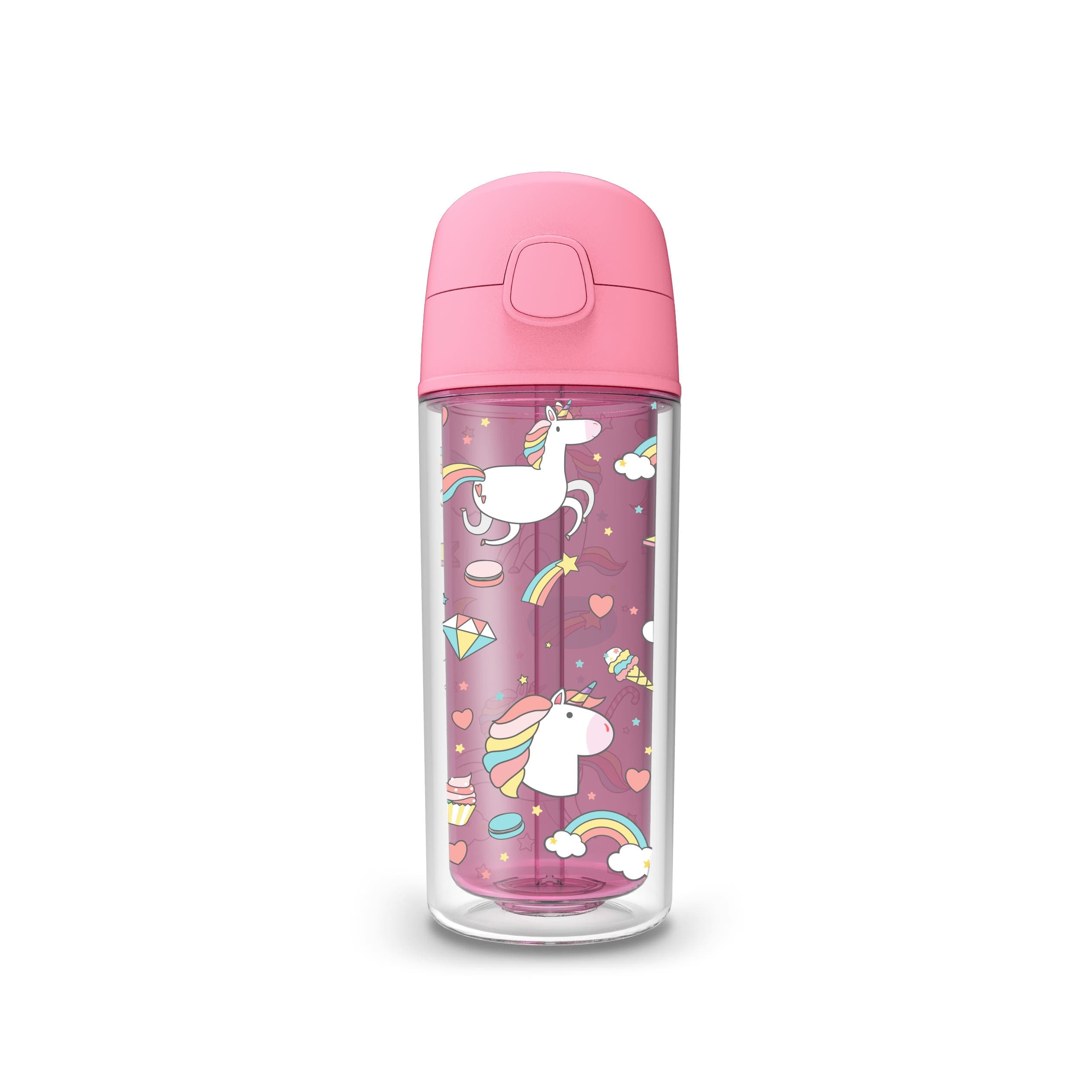 Garrafa Pop 270ml Crazy Unicorn