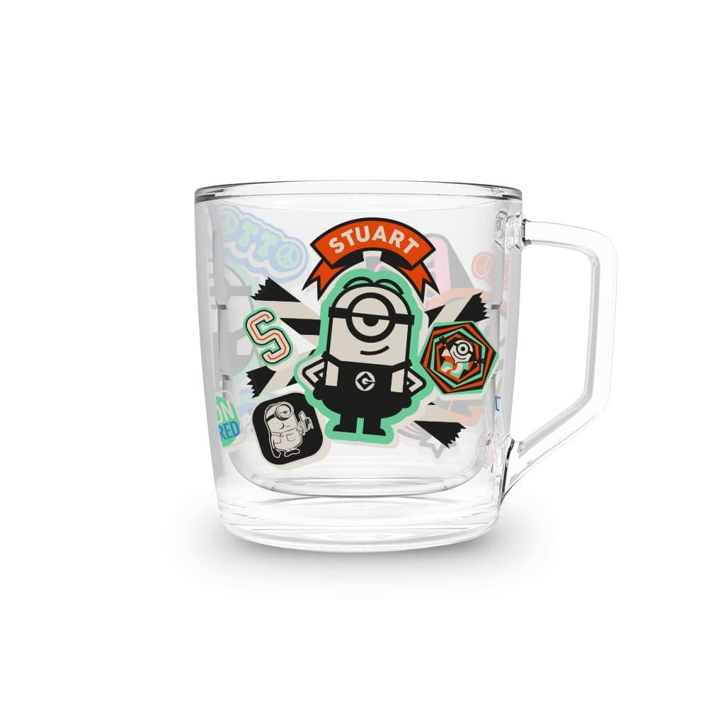 Xícara 250ml Minions Stickers Retrô — imagem 1 de 2