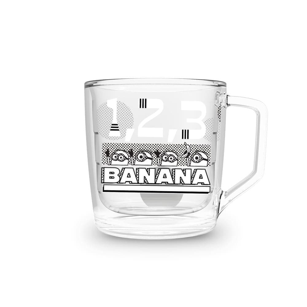 Xícara 250ml Minions 1, 2, 3 Banana — imagem 1 de 2