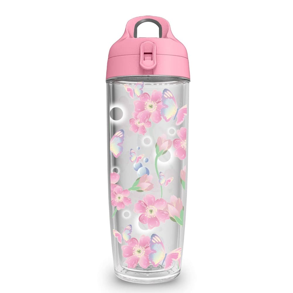 Garrafa 600ml Wicked Flores e Borboletas — imagem 1 de 3