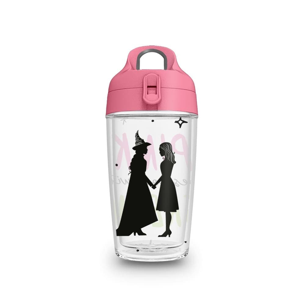 Garrafa Fit 360ml Wicked Pink + Green — imagem 1 de 3