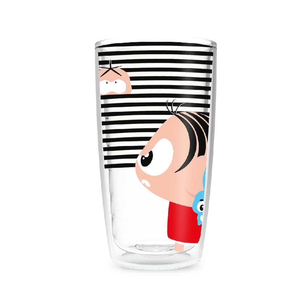 Garrafa 450ml Turma da Mônica Listras Toy
