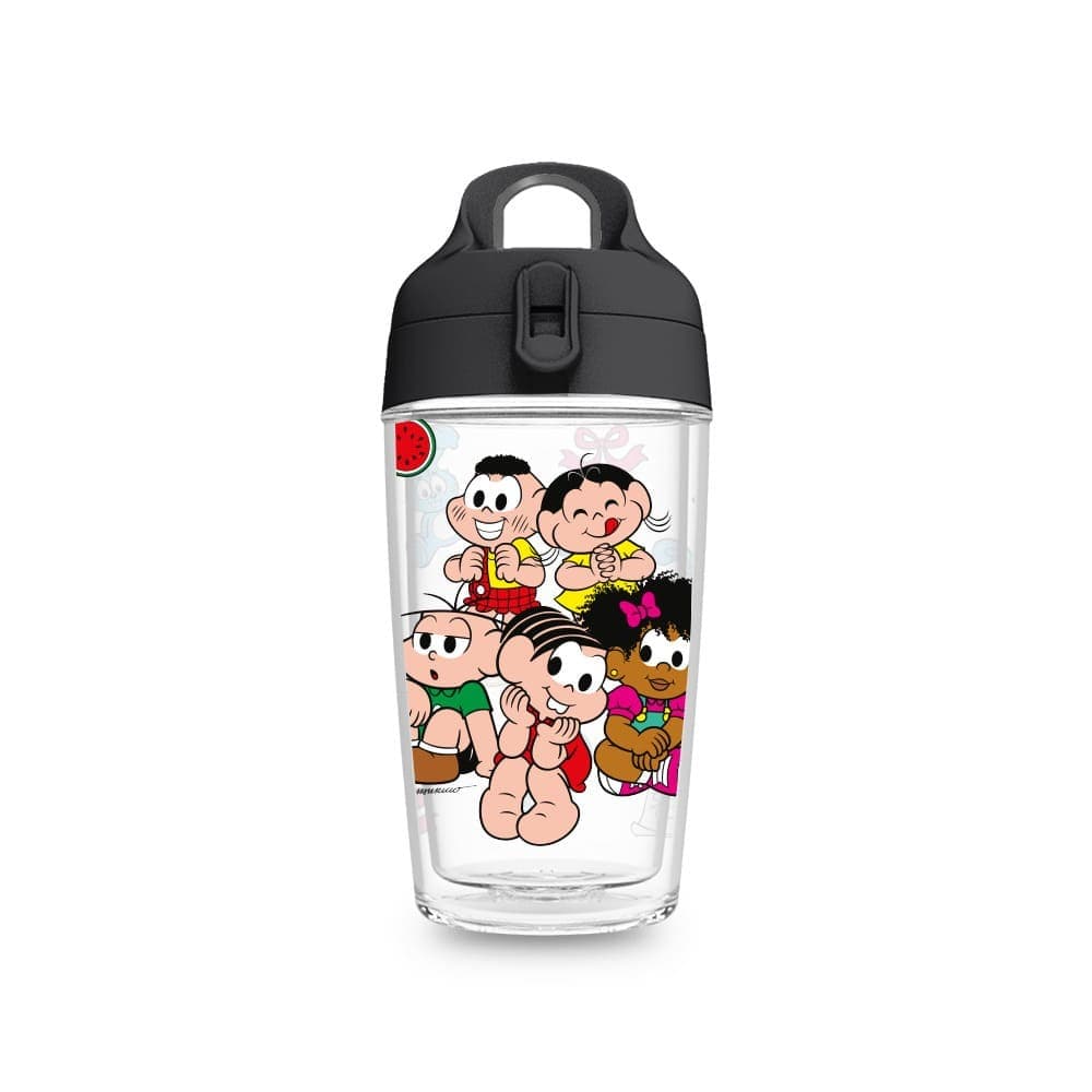 Garrafa Fit 360ml Turma da Mônica Turminha — imagem 1 de 2