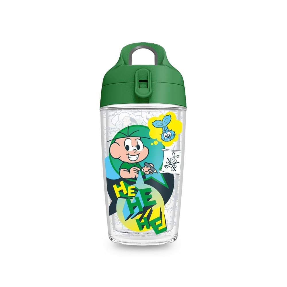 Garrafa Fit 360ml Turma da Mônica Cebolinha Radical — imagem 1 de 3