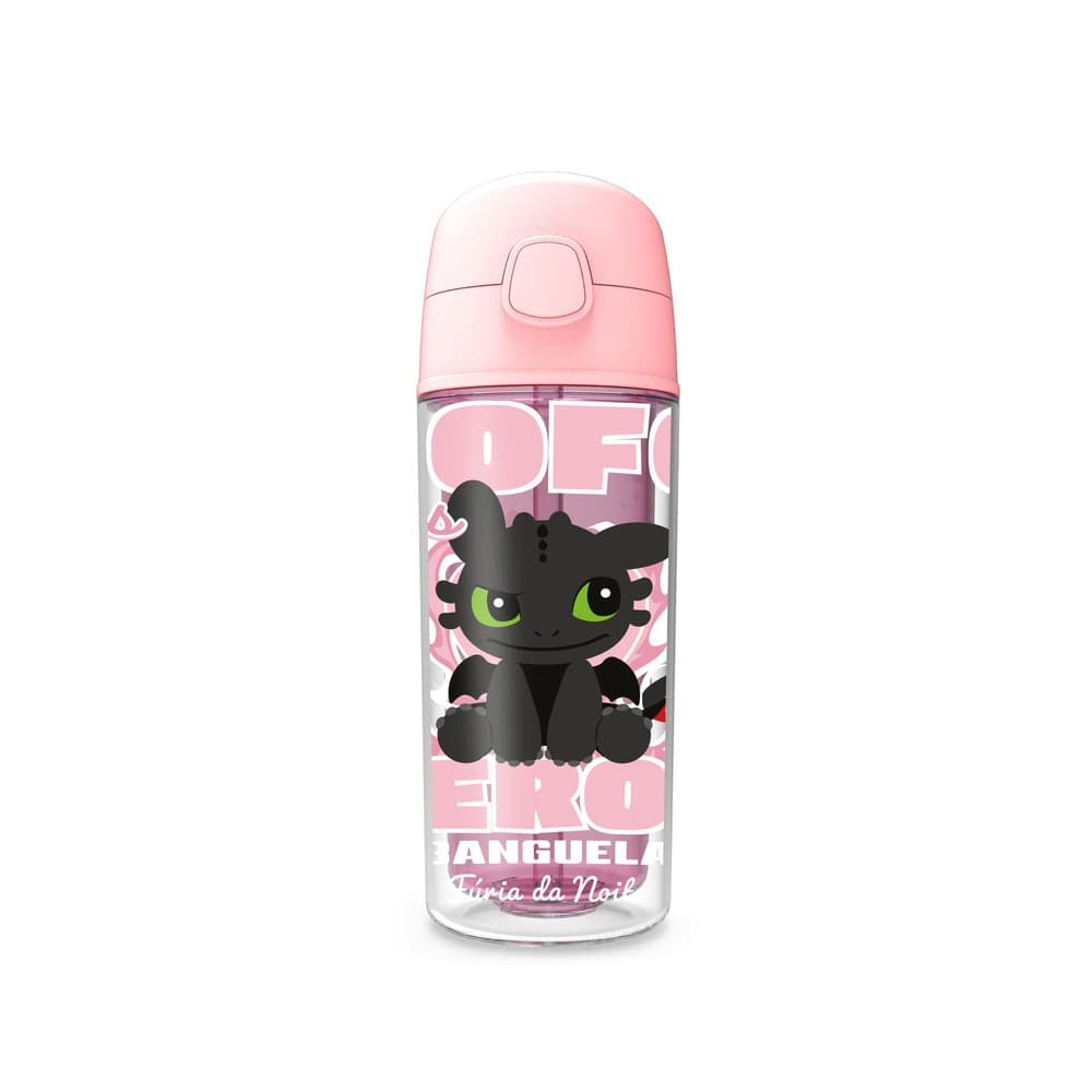 Garrafa Pop 270ml Como Treinar o Seu Dragão Fofo Mas Feroz — imagem 1 de 2