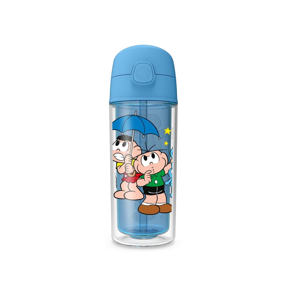 Garrafa Pop 270ml Turma da Mônica Meninos e Estrelas — imagem 1 de 2