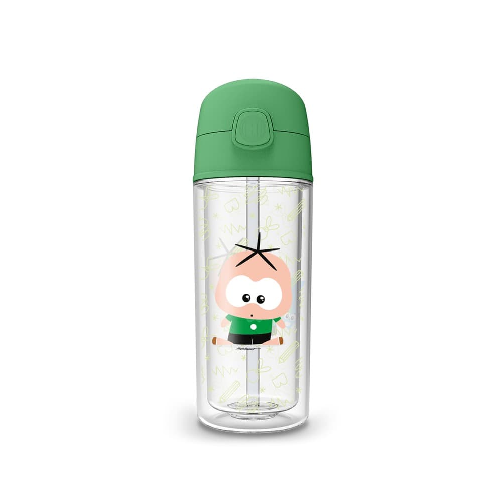 Garrafa Pop 270ml Turma da Mônica Cebolinha Doodles — imagem 1 de 2