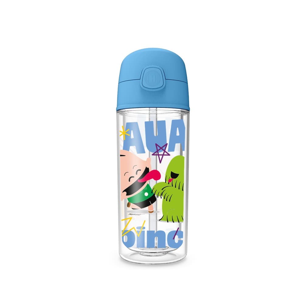 Garrafa Pop 270ml Turma da Mônica Meninos e Pets — imagem 1 de 2