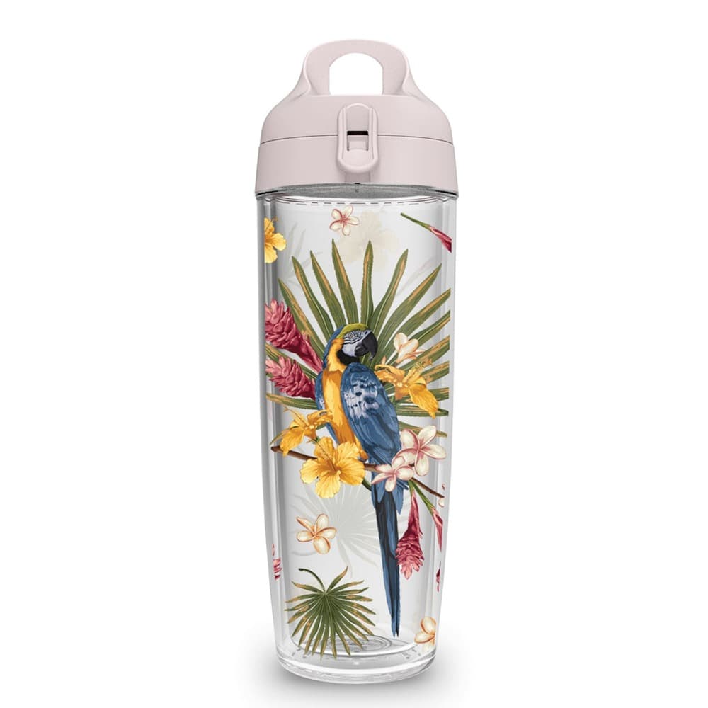 Garrafa 600ml Arara e Flores