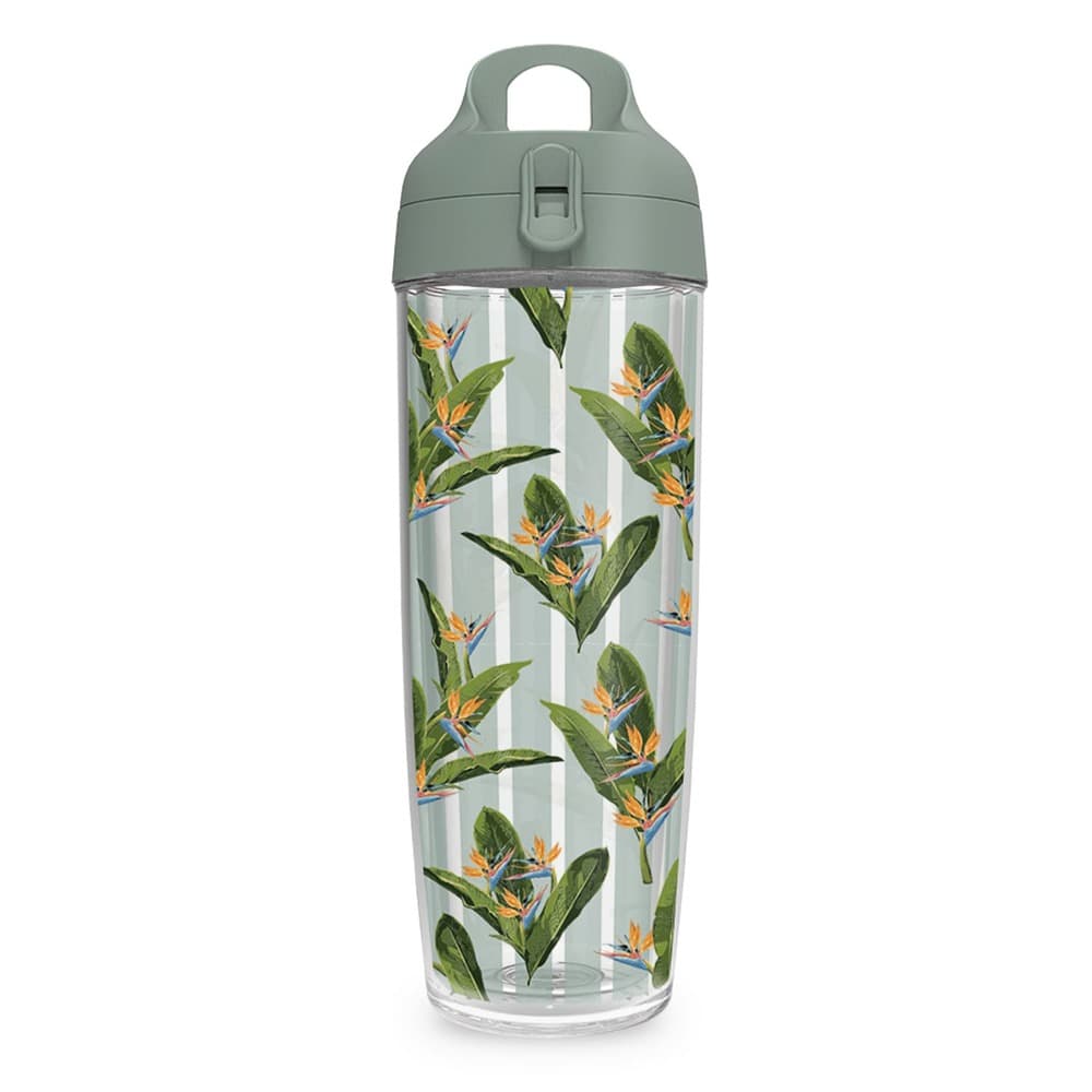 Garrafa 600ml Folhas e Listras — imagem 1 de 3