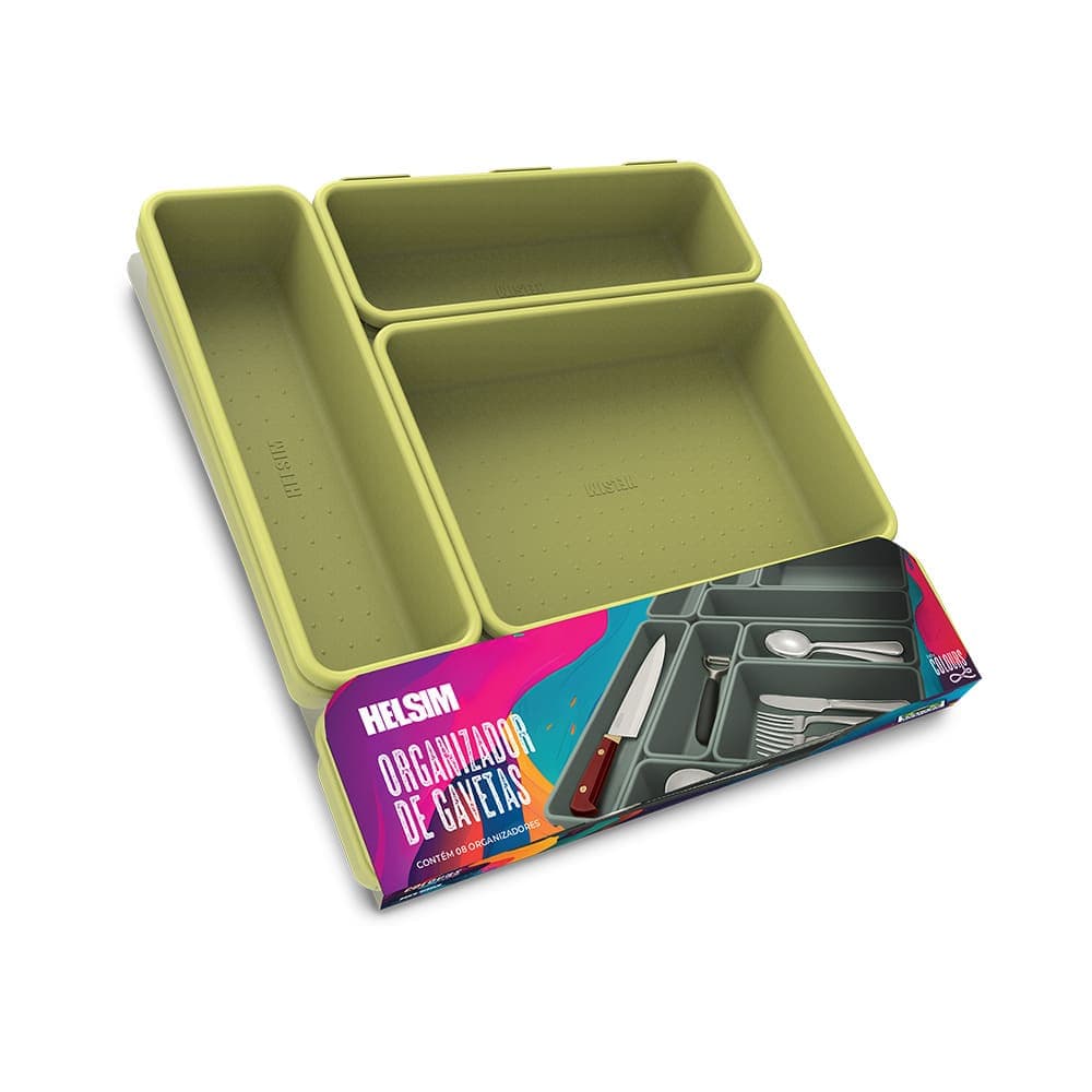 Kit Organizador de Gavetas Colours Vanilla
