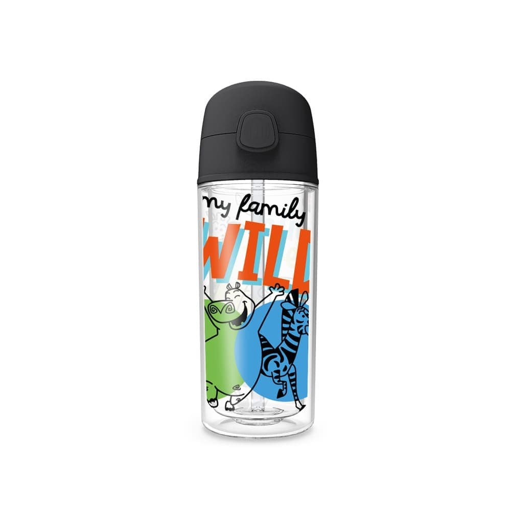 Garrafa Pop 270ml Madagascar Wild Family — imagem 1 de 2