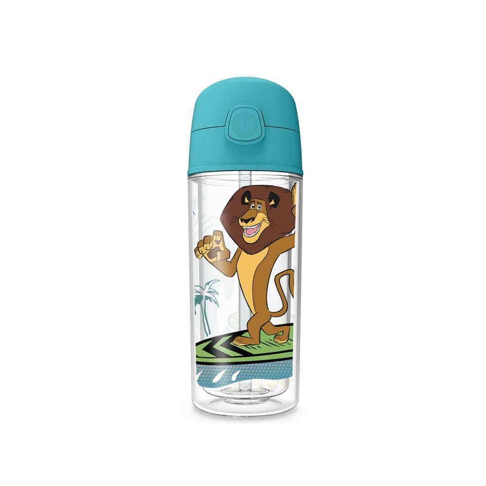 Garrafa Pop 270ml Madagascar Alex Surfista — imagem 1 de 2