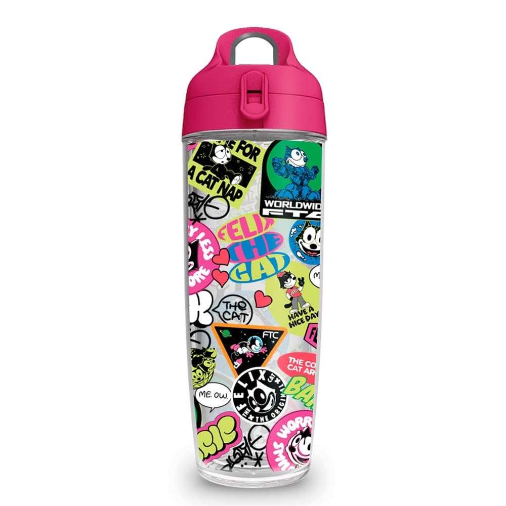 Garrafa 600ml Gato Félix Stickers — imagem 1 de 3