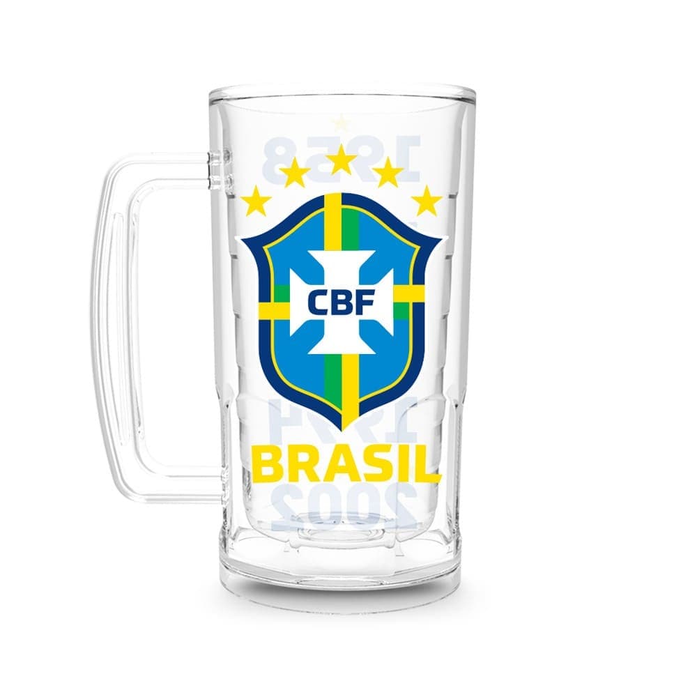 Garrafa 450ml CBF Datas Históricas — imagem 1 de 2