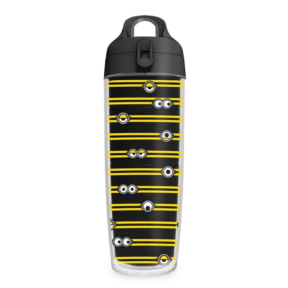 Garrafa 600ml Minions Listras e Olhos