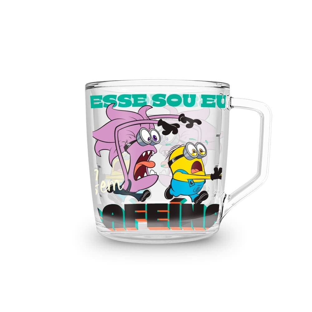 Xícara 250ml Minions Eu sem cafeína